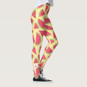 Custom, Summer fun Retro-Stil Wassermelone Muster, Leggings (Rechts)