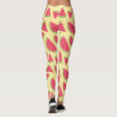 Custom, Summer fun Retro-Stil Wassermelone Muster, Leggings (Rückseite)