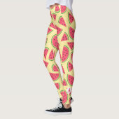 Custom, Summer fun Retro-Stil Wassermelone Muster, Leggings (Links)