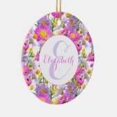 Custom Summer Hütte Garden White Keramik Ornament (Rechts)