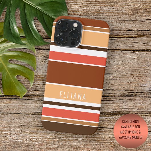 Custom Summer Orange Cornflakes Peach Red Brown St iPhone Hülle