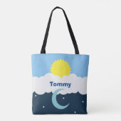 Custom Sun and Moon Baby Tasche (Rückseite)