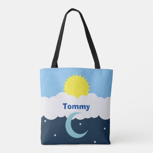 Custom Sun and Moon Baby Tasche (Rückseite)