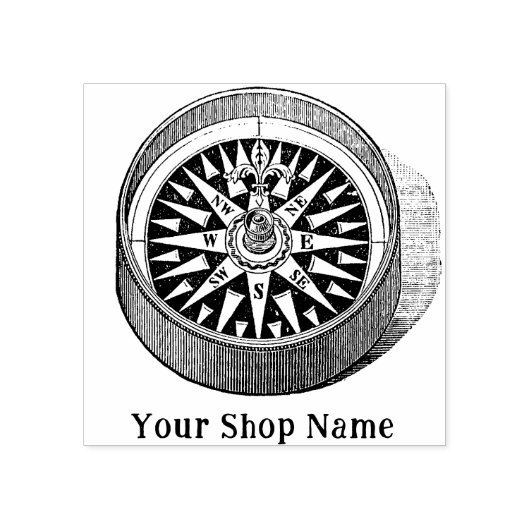 Custom Sunburst umfasst rustikale kleine Unternehm Gummistempel (Prägung)