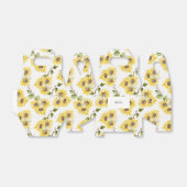 Custom Sunflower Favor Box Geschenkschachtel (Ungefaltet)