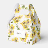 Custom Sunflower Favor Box Geschenkschachtel (Vorderseite)