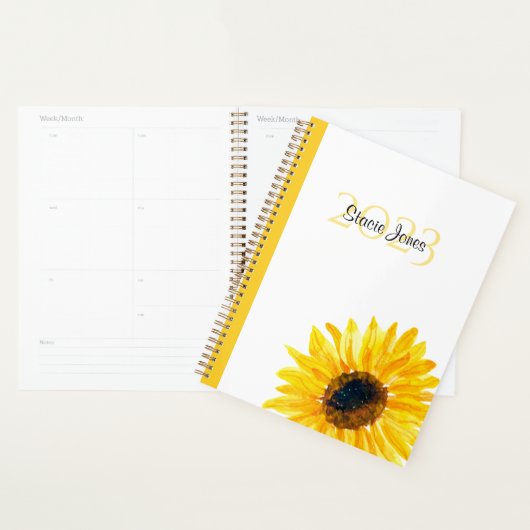 Custom Sunflower Planner Planer (Anzeige)