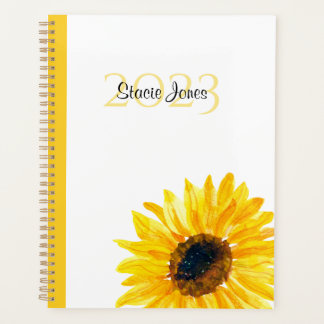 Custom Sunflower Planner Planer