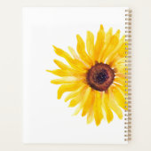 Custom Sunflower Planner Planer (Rückseite)