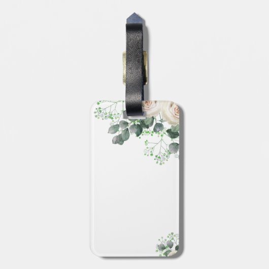 Custom Sunflowers Bridesmaiers Geschenke Hinzufüge Gepäckanhänger (Rückseite vertikal)