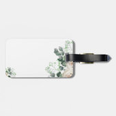 Custom Sunflowers Bridesmaiers Geschenke Hinzufüge Gepäckanhänger (Rückseite horizontal)