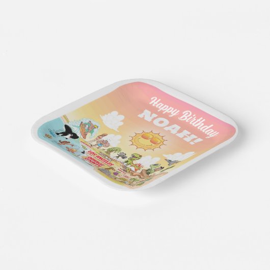 Custom Sunny SoCal Pappteller (Gewinkelt)