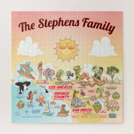 Custom Sunny Southern California Puzzle