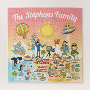 Custom Sunny Southern California Puzzle