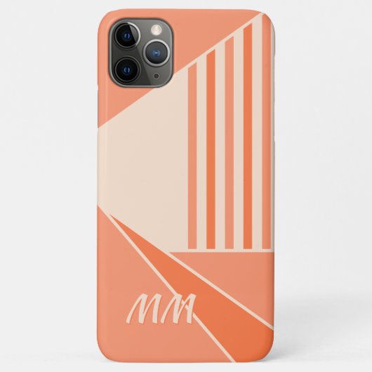 Custom Sunny Summer Orange Mod Art Case-Mate iPhone Hülle (Rückseite)