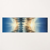 Custom Sunrise Forest Yoga Mat – Tranquil Nature Yogamatte (Vorderseite (Horizontal))