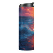 Custom: Sunset Radiance Tumbler Thermosbecher (Nach links gedreht)