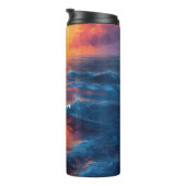Custom: Sunset Radiance Tumbler Thermosbecher (Nach rechts gedreht)