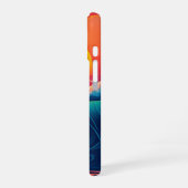 Custom Sunset Wave Beach- iPhone 16 Hülle (Linke Seite)