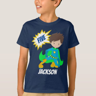 Custom Superhero Action Bubble Geburtstagspartei T-Shirt