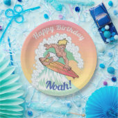 Custom Surfer Typ Pappteller (Party)