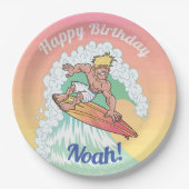 Custom Surfer Typ Pappteller (Vorderseite)