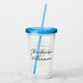 Custom Surgical Technologe Funny Operation OR Tech Acryltrinkbecher (Rückseite)