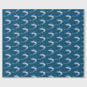 Custom Sushimi Marlin Wrapping Paper Geschenkpapier (Flach)