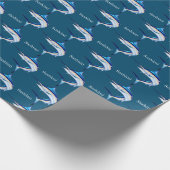 Custom Sushimi Marlin Wrapping Paper Geschenkpapier (Ecke)