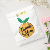 Custom Süsse Orange Vielen Dank Geschenktütchen (Versiegelt)