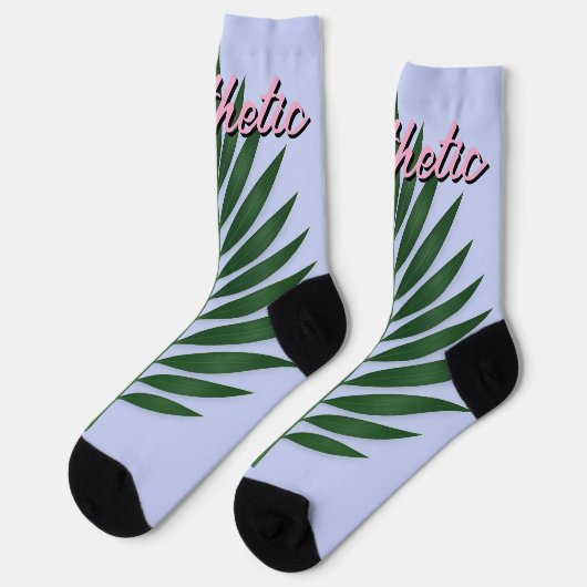 Custom Sustainable Premium Crew Sock Socken (Linkes Detail)