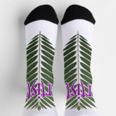 Custom Sustainable Premium Crew Sock Socken (Oben)