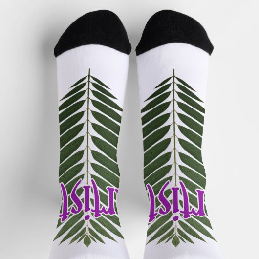 Custom Sustainable Premium Crew Sock Socken (Oben)