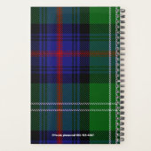 Custom Sutherland Scottish Clan Foto Weekly Planer (Rückseite)