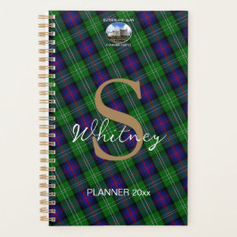 Custom Sutherland Scottish Tartan Monthly Weekly Planer
