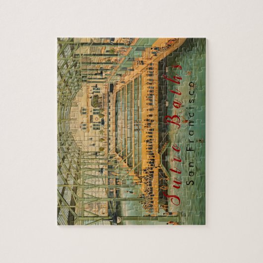 Custom Sutro Baths San Francisco California 1885 Puzzle (Vertikal)