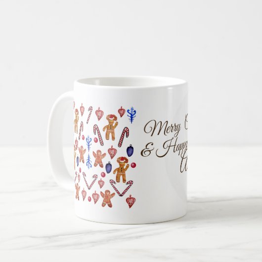 Custom Sweet Holidays Kaffeetasse (Vorderseite Links)