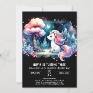 Custom Sweet Horse Birthday Einladung