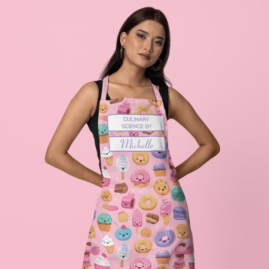 Custom Sweet Treats – Culinary Science by [Name] Schürze