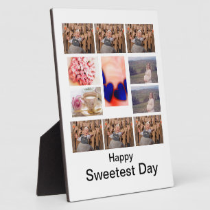 Custom Sweetest Day 11 Foto Collage Fotoplatte