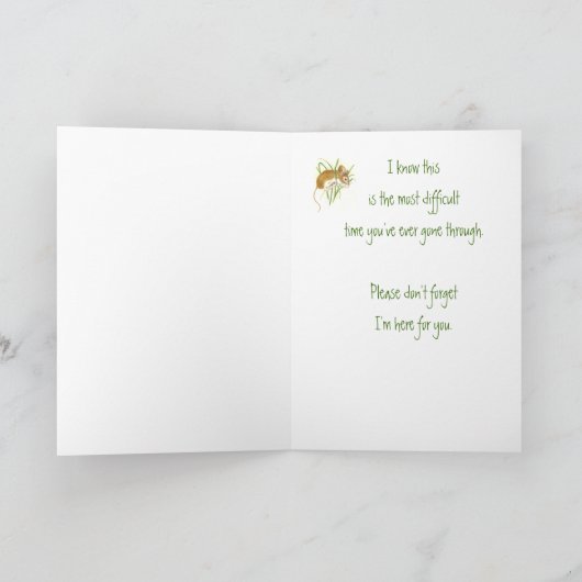 Custom, Sympathy, Sweet Mouse Karte (Innenseite)