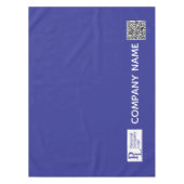 Custom Table Cover Logo Business Show Blue Tischdecke (Vorderseite)