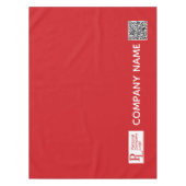 Custom Table Cover Logo Business Show Red Tischdecke (Vorderseite)