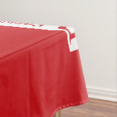 Custom Table Cover Logo Business Show Red Tischdecke (Beispiel)