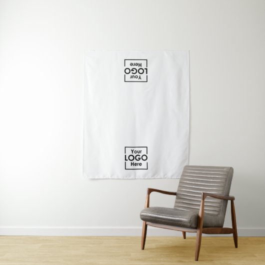 Custom Table Runner Banner Business 2 Logos Events Wandteppich (Beispiel)