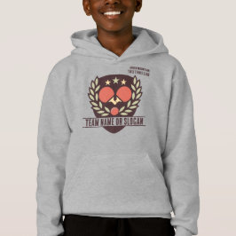 Custom Table Tennis Team Name Club Hoodie