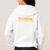 Custom Table Tennis Team Name Club Hoodie (Rückseite)