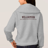 Custom Table Tennis Team Name Club Hoodie (Rückseite)