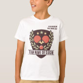 Custom Table Tennis Team Name Club T-Shirt (Vorderseite)