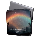 Custom Tablet Sleeve - Rainbow Starry Sky Design (Vorderseite Links)